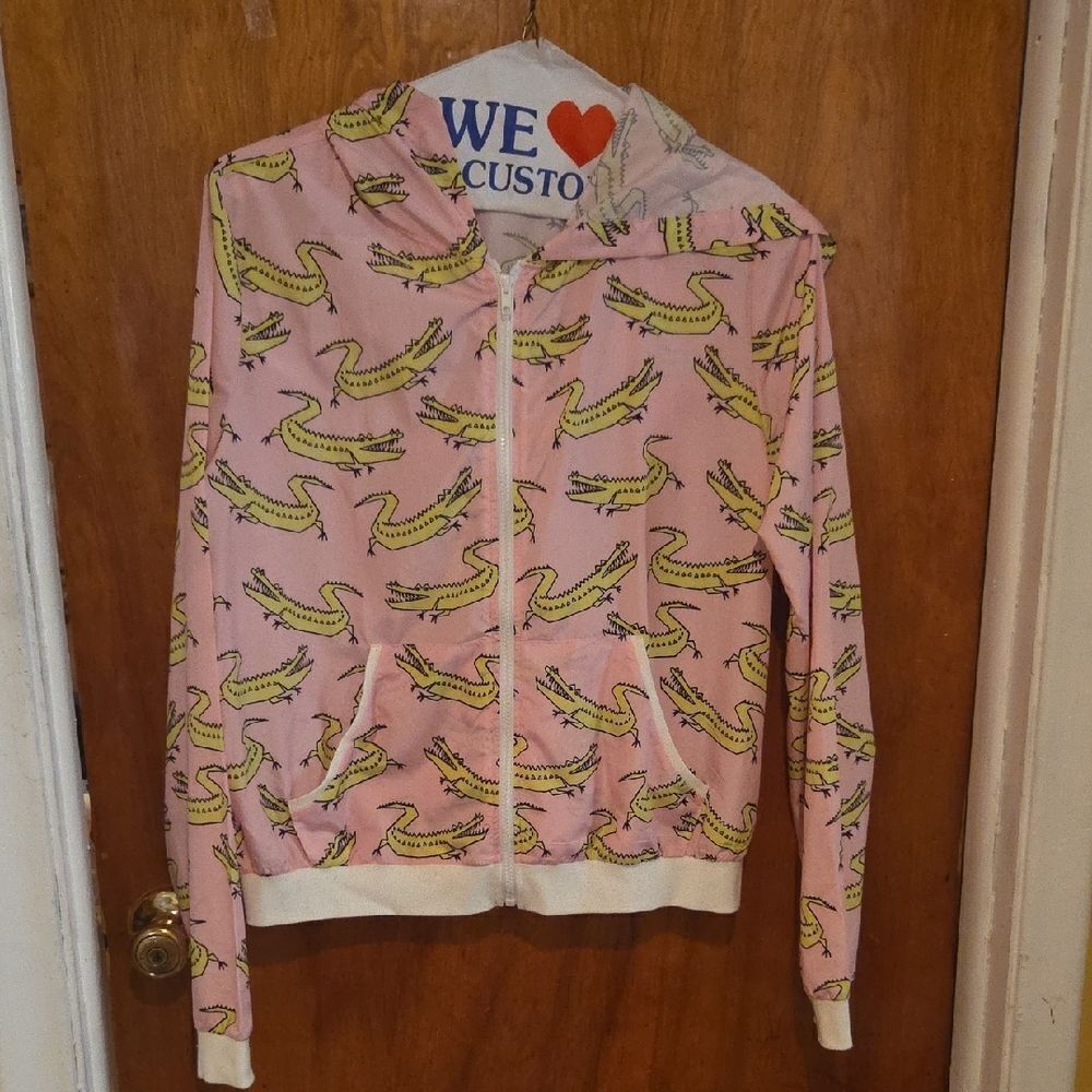 Forever 21 Pink Hoodie with Fun Print